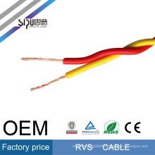 SIPU RVS flexible 450/750V PVC twisted 0.5mm square cable wire electrical